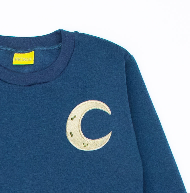 Moon Sweatshirt from the baby and kids clothing collection at Pickle UK.