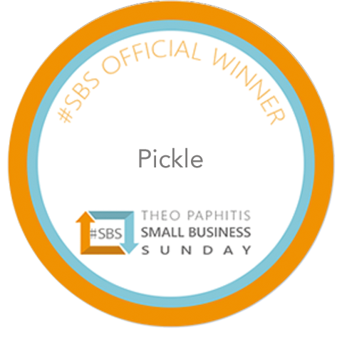 Small Business Sunday award for Pickle Clothing