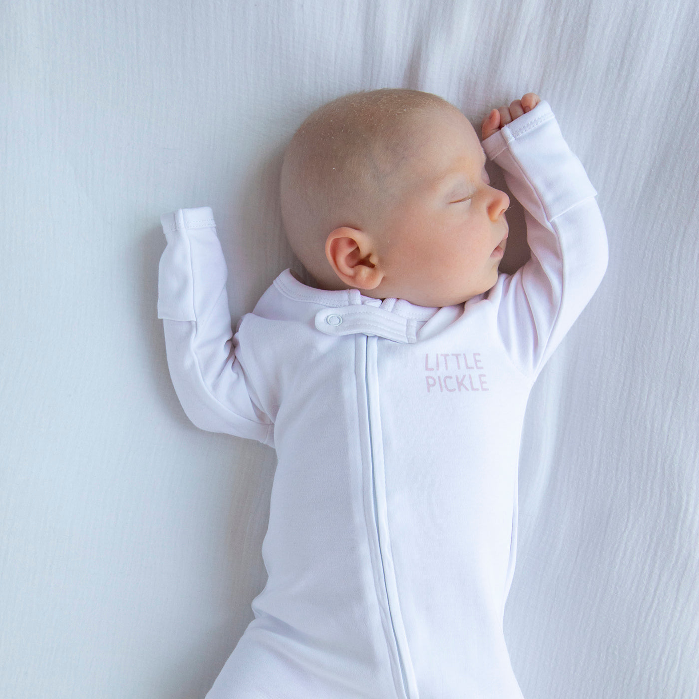 Little Pickle Zip Sleepsuit