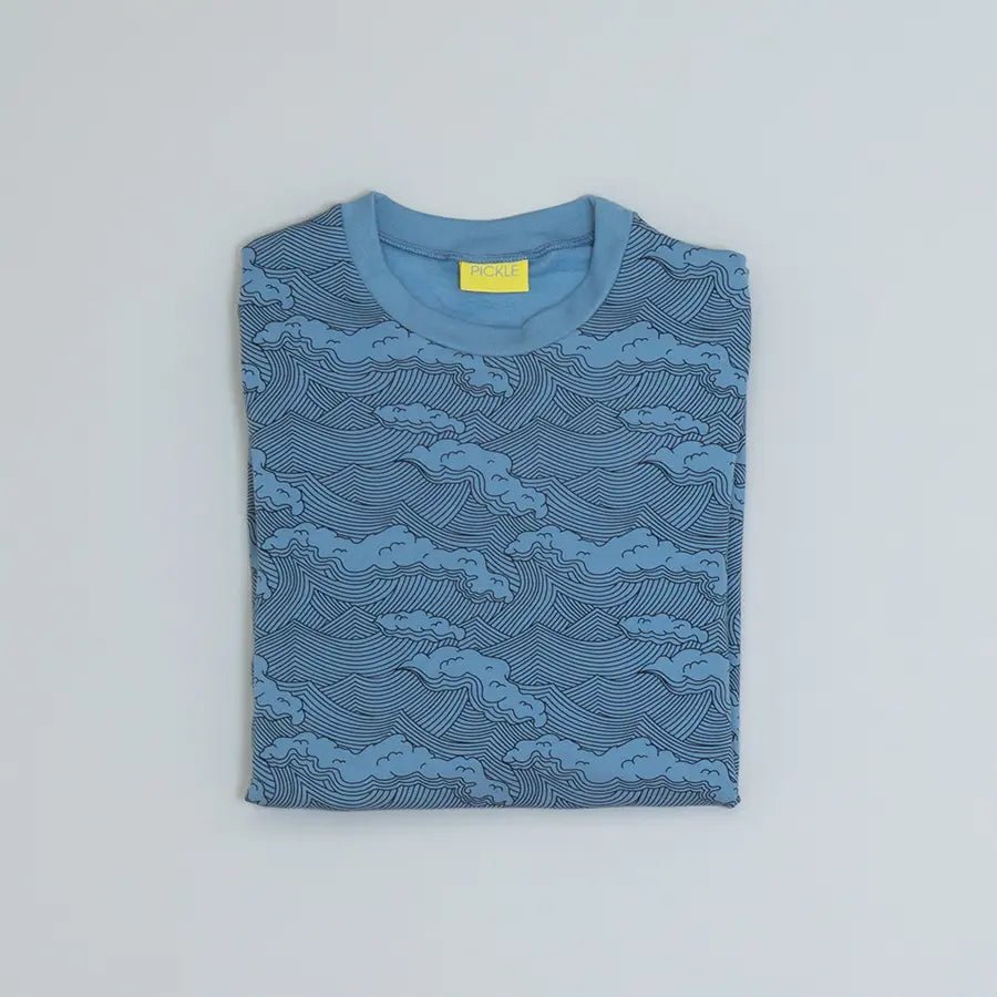 Blue Wave Adult Sweatshirt from the adult clothing collection at Pickle UK.