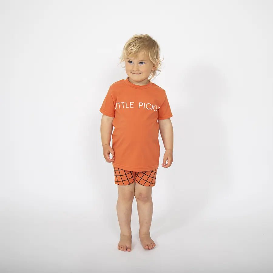 Check Summer Shorts from the baby and kids clothing collection at Pickle UK.