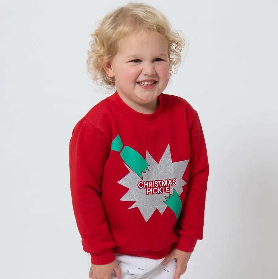 Christmas Jumper from the baby and kids clothing collection at Pickle UK.