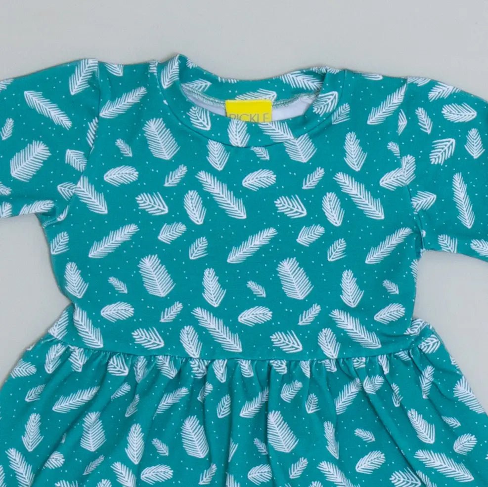 Leaf Dress from the baby and kids clothing collection at Pickle UK.