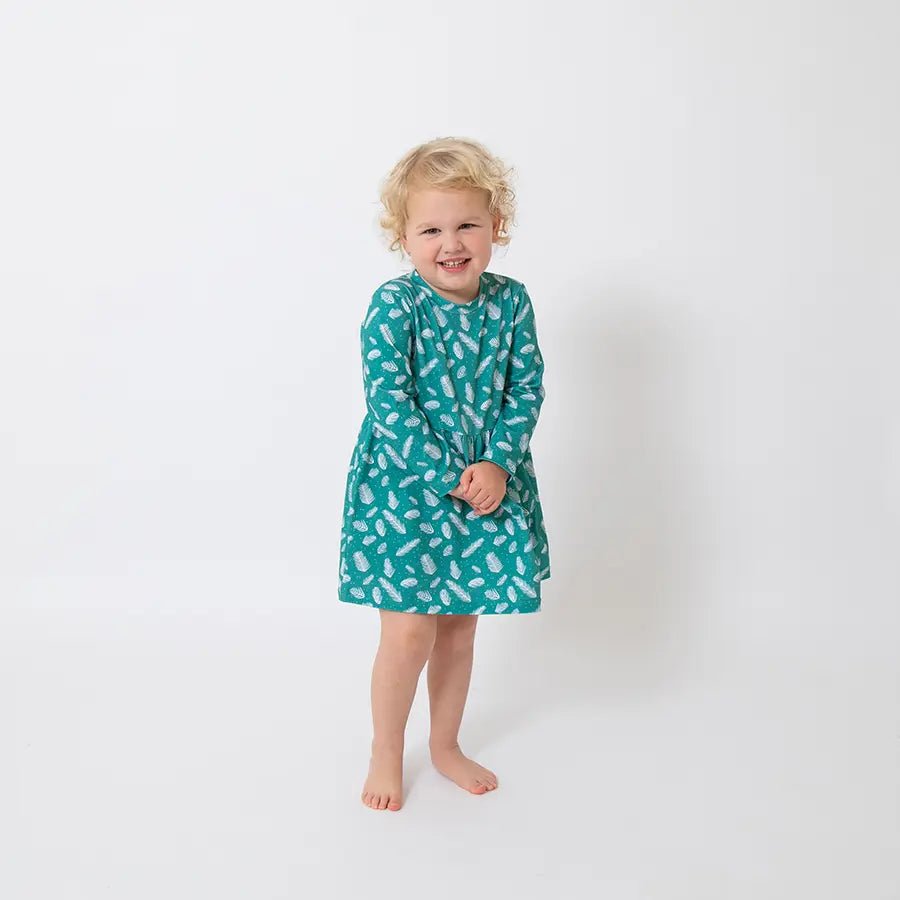 Leaf Dress from the baby and kids clothing collection at Pickle UK.
