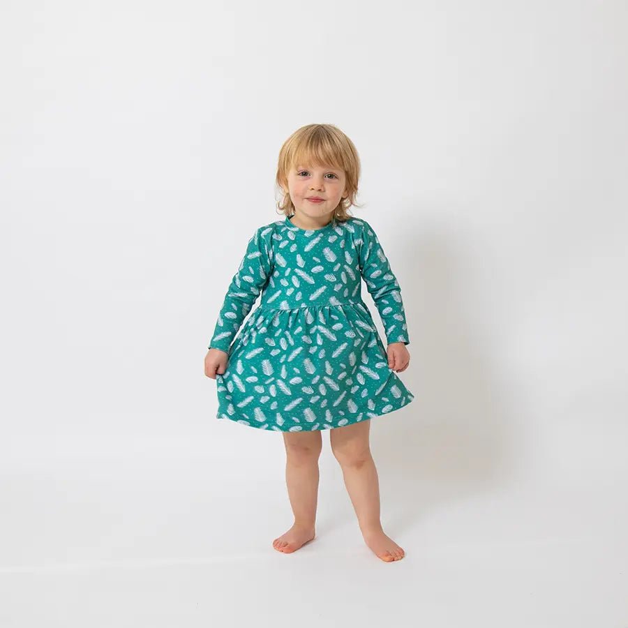 Leaf Dress from the baby and kids clothing collection at Pickle UK.
