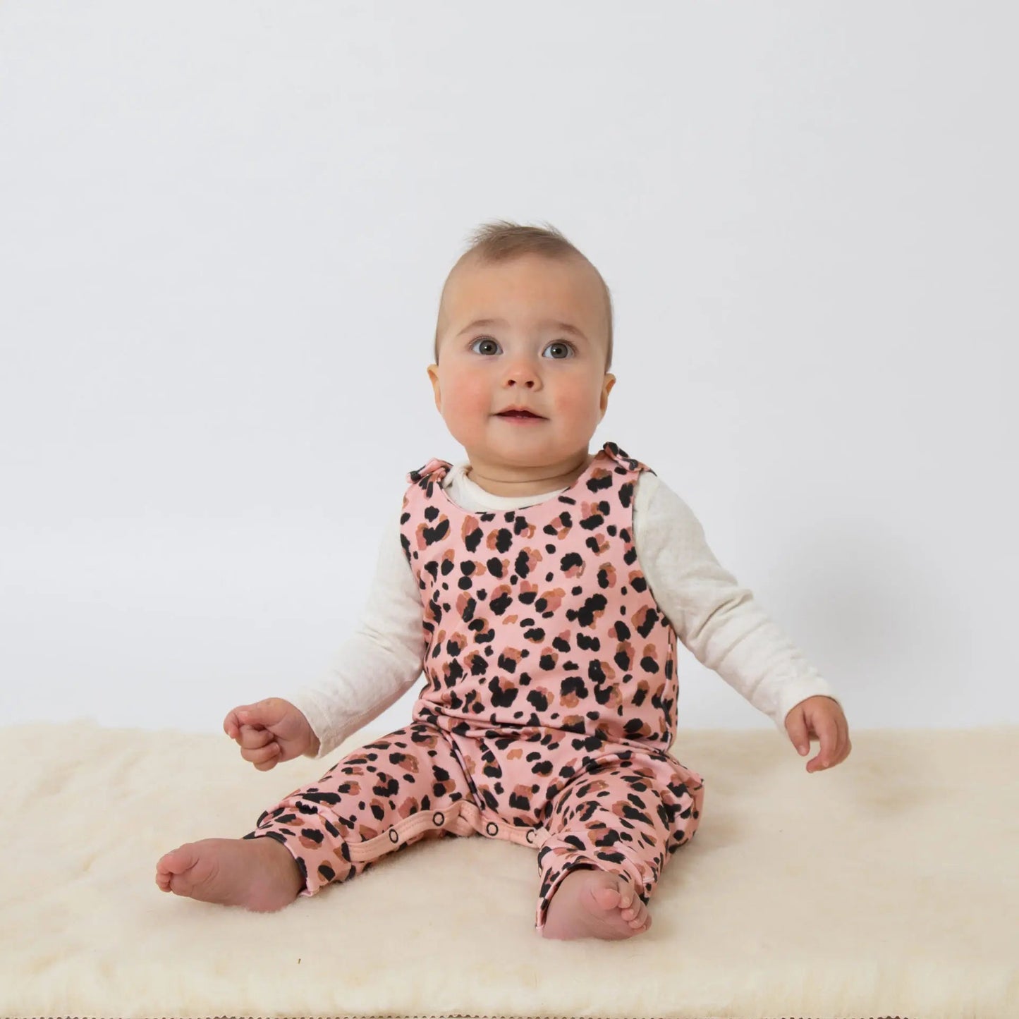 Leopard Print Baby Romper from the baby and kids clothing collection at Pickle UK.