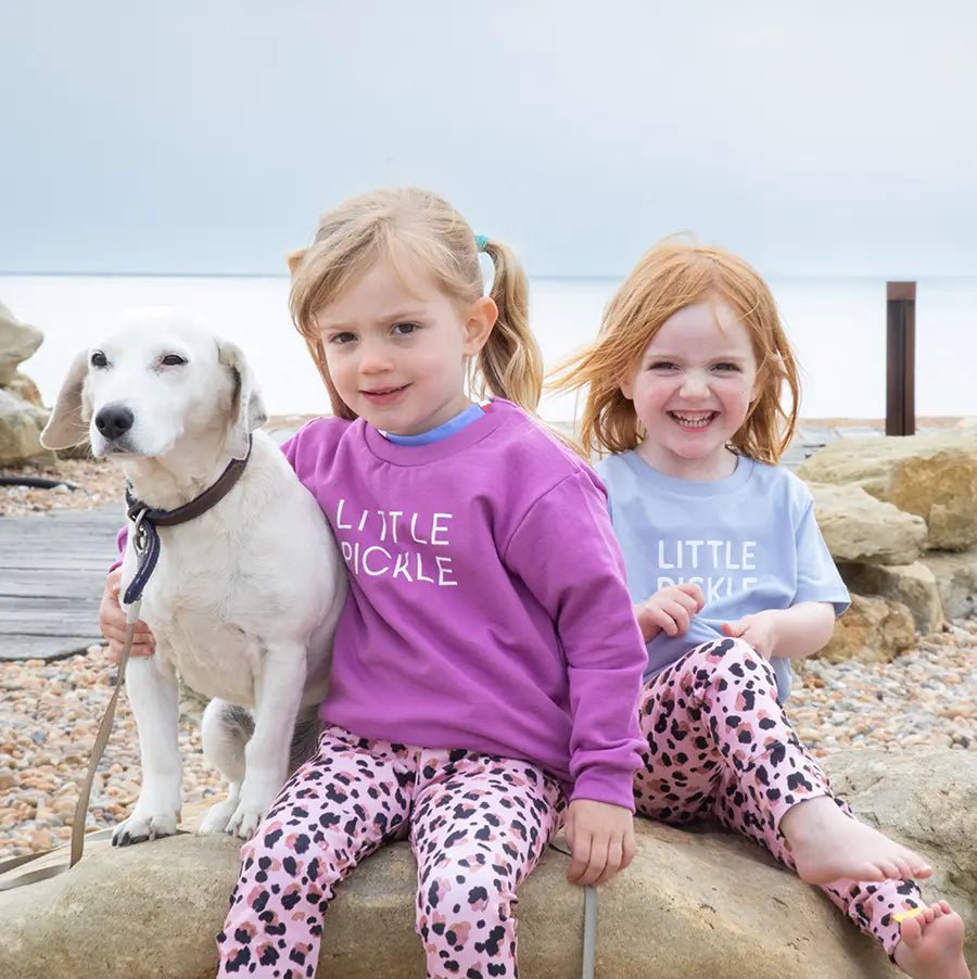 Little Pickle Violet Sweatshirt from the baby and kids clothing collection at Pickle UK.