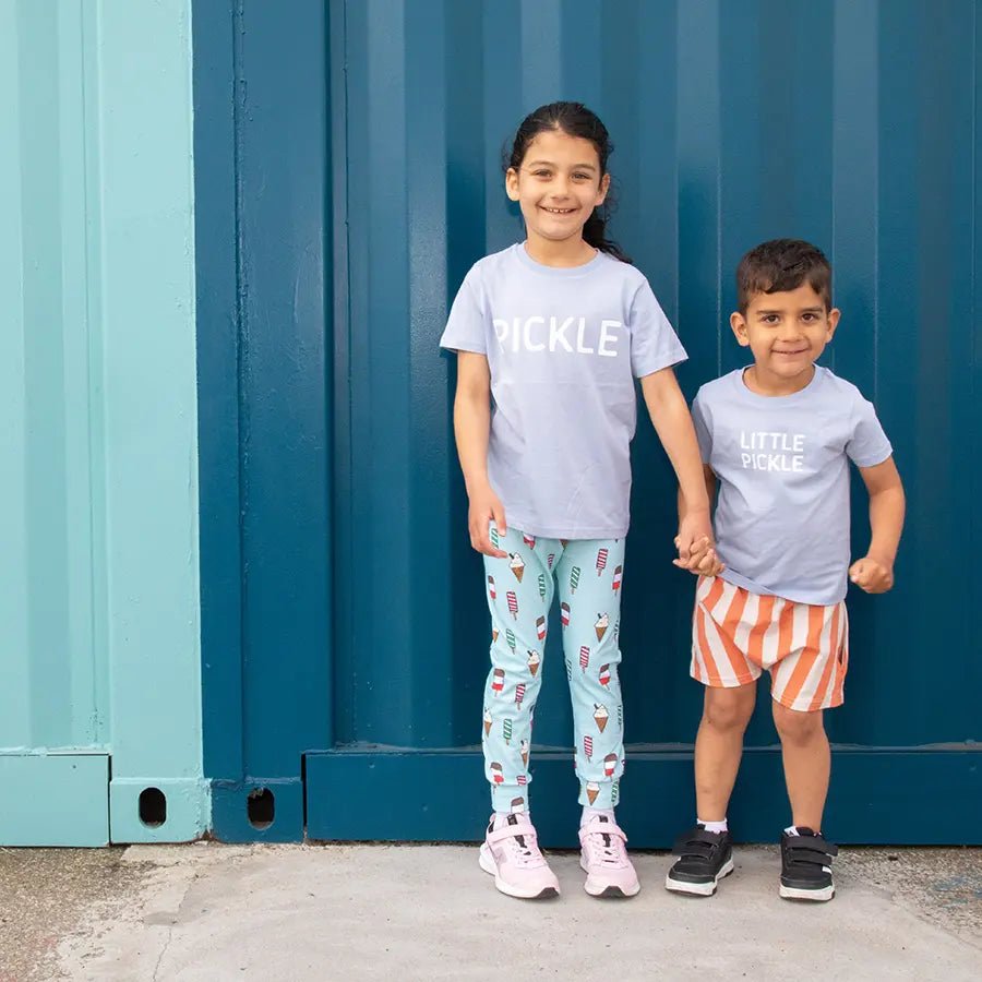 Pickle Blue Tshirt from the baby and kids clothing collection at Pickle UK.
