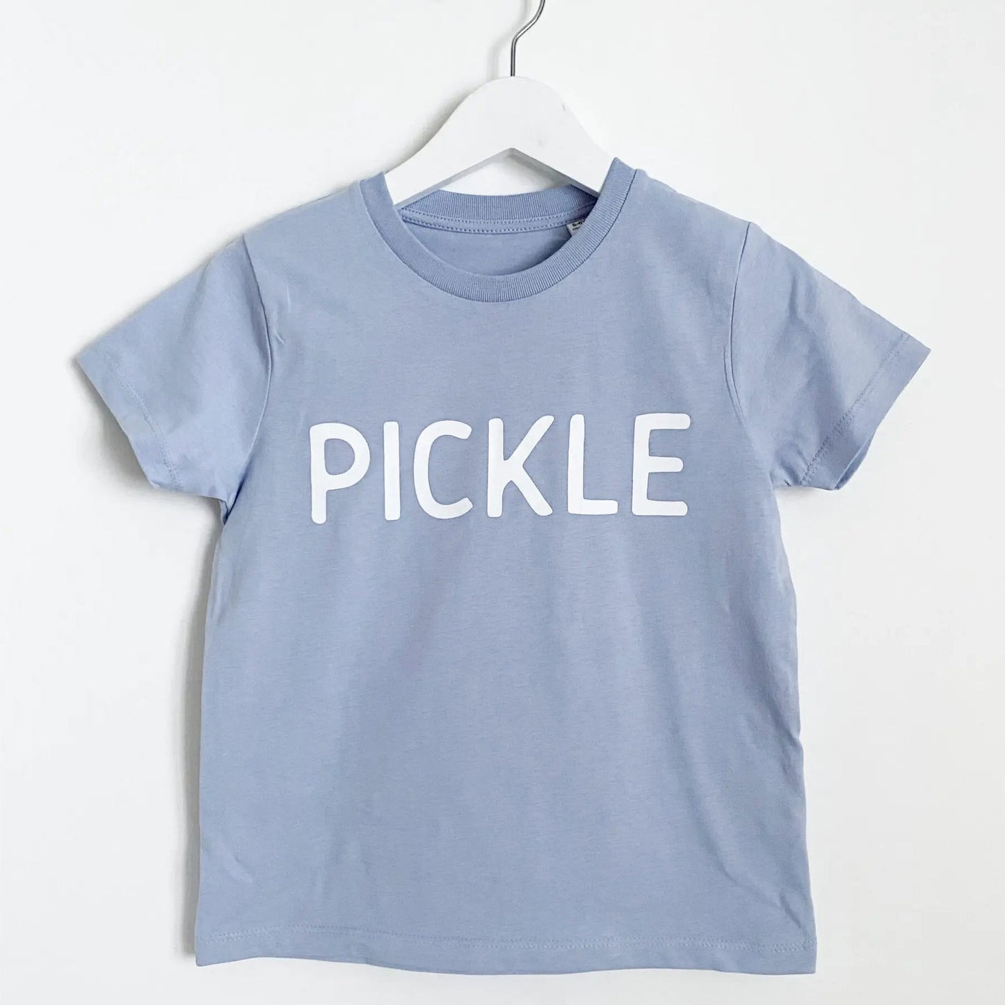 Pickle Blue Tshirt from the baby and kids clothing collection at Pickle UK.