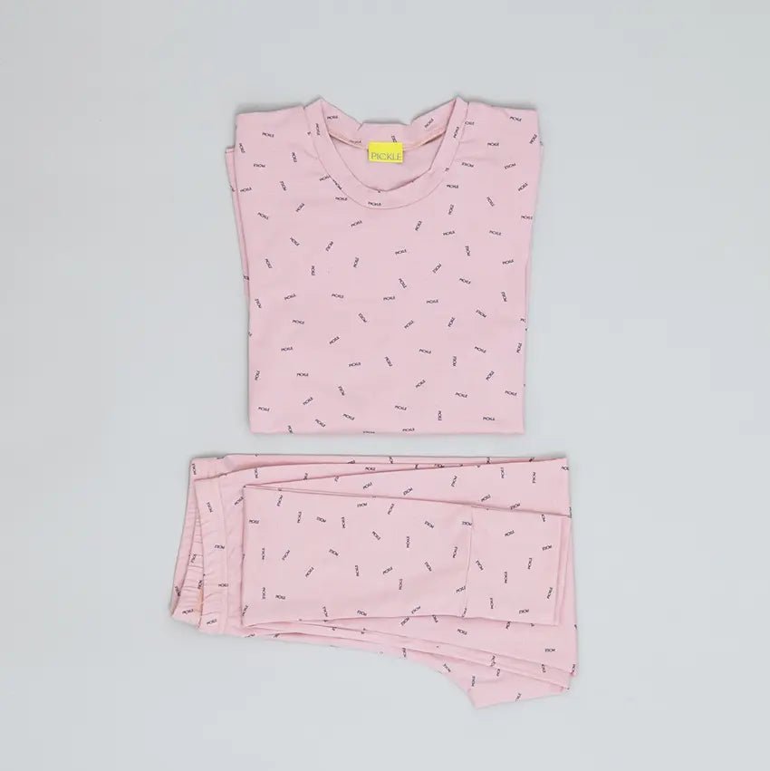 Pink Sprinkle Pickle Adult Pyjamas from the baby and kids clothing collection at Pickle UK.