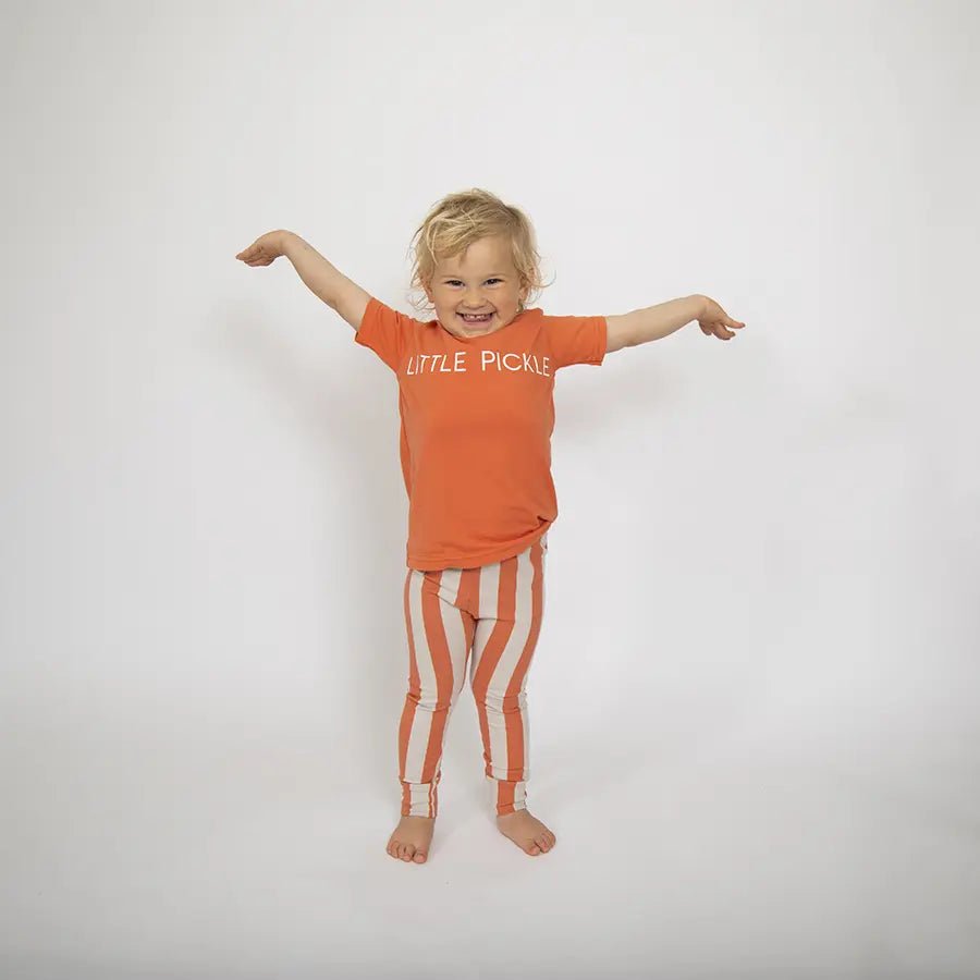 Striped Leggings from the baby and kids clothing collection at Pickle UK.