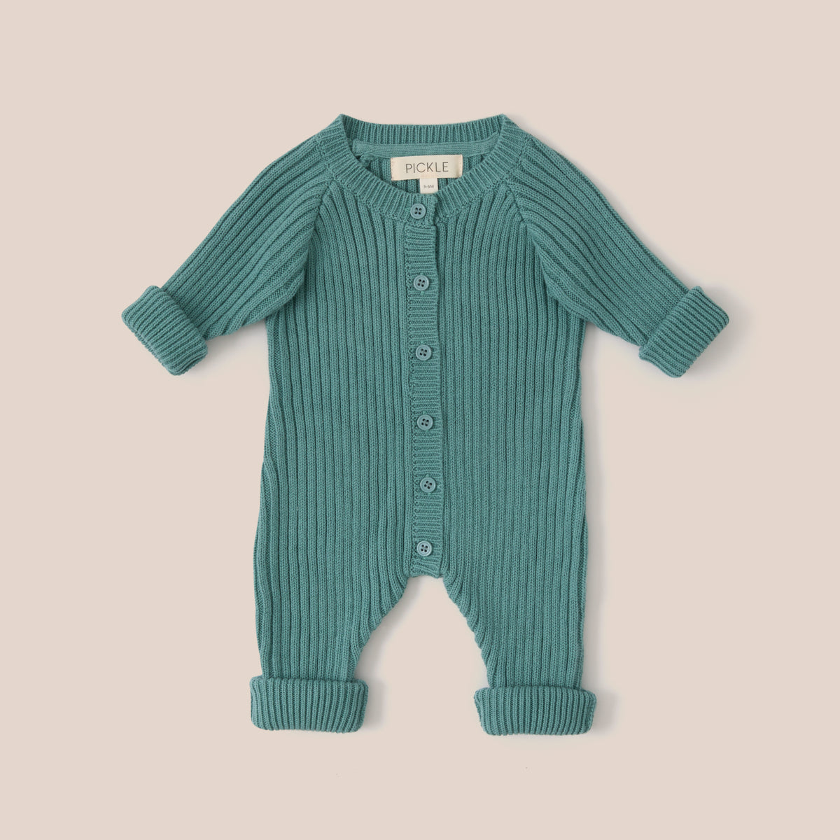 Organic Cotton Knitted Rib Romper