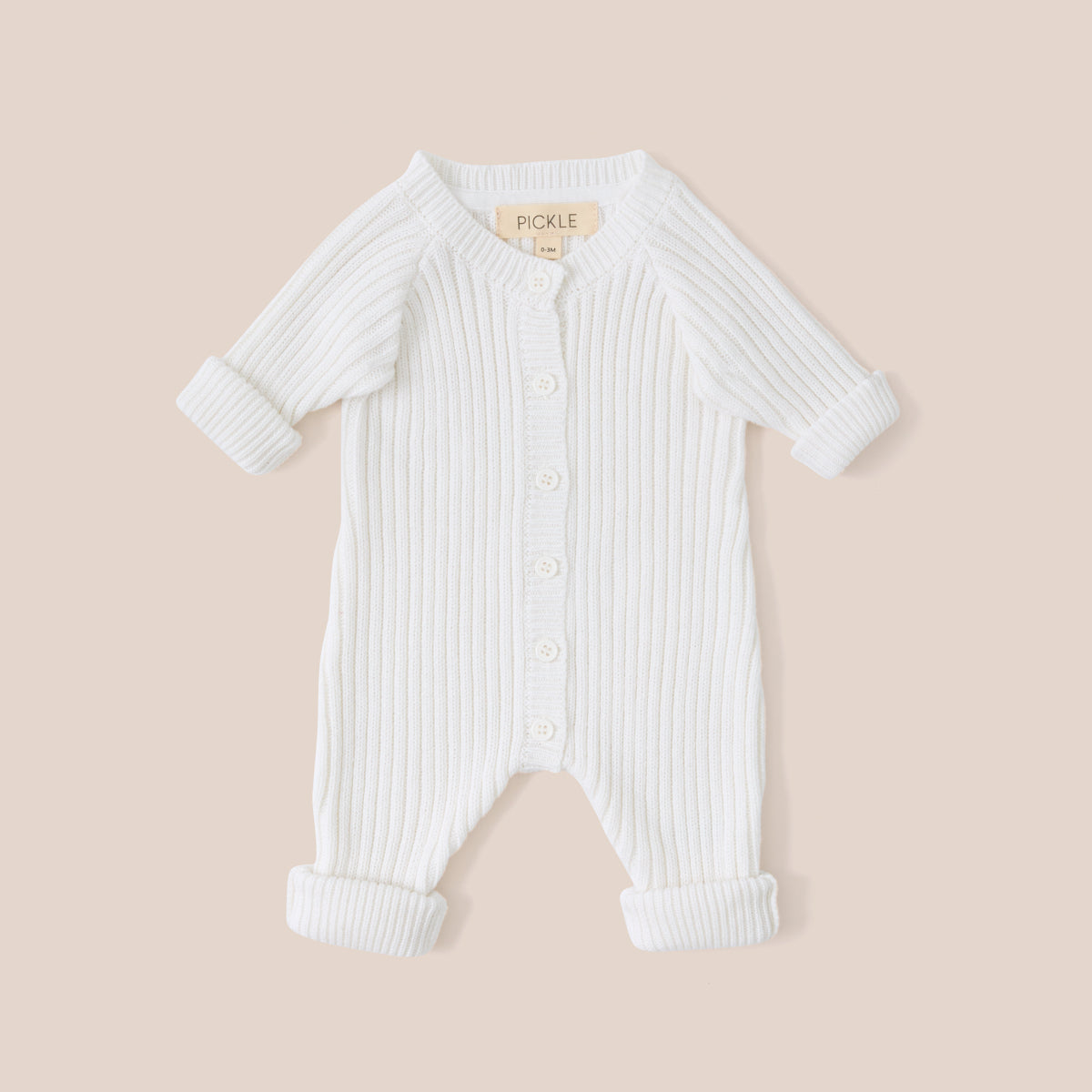 White Organic Cotton Romper