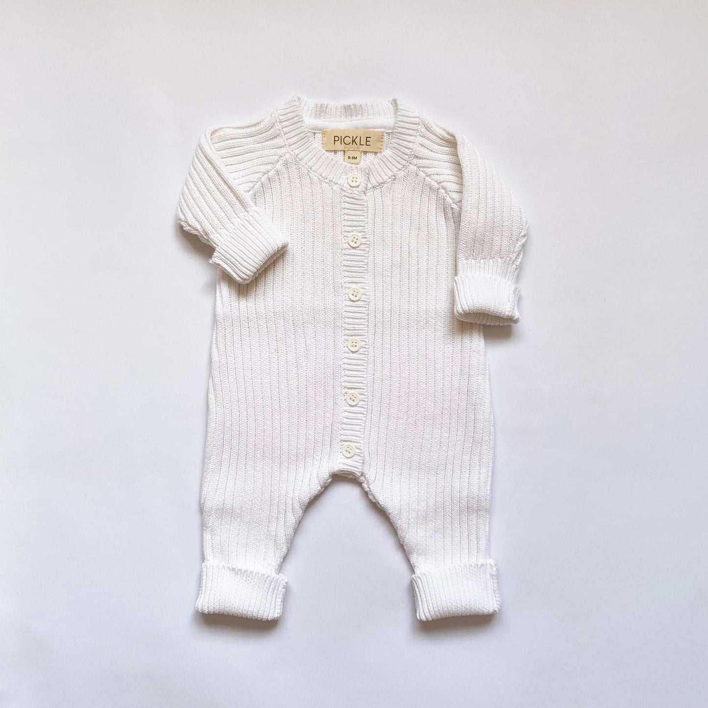 White Organic Cotton Romper