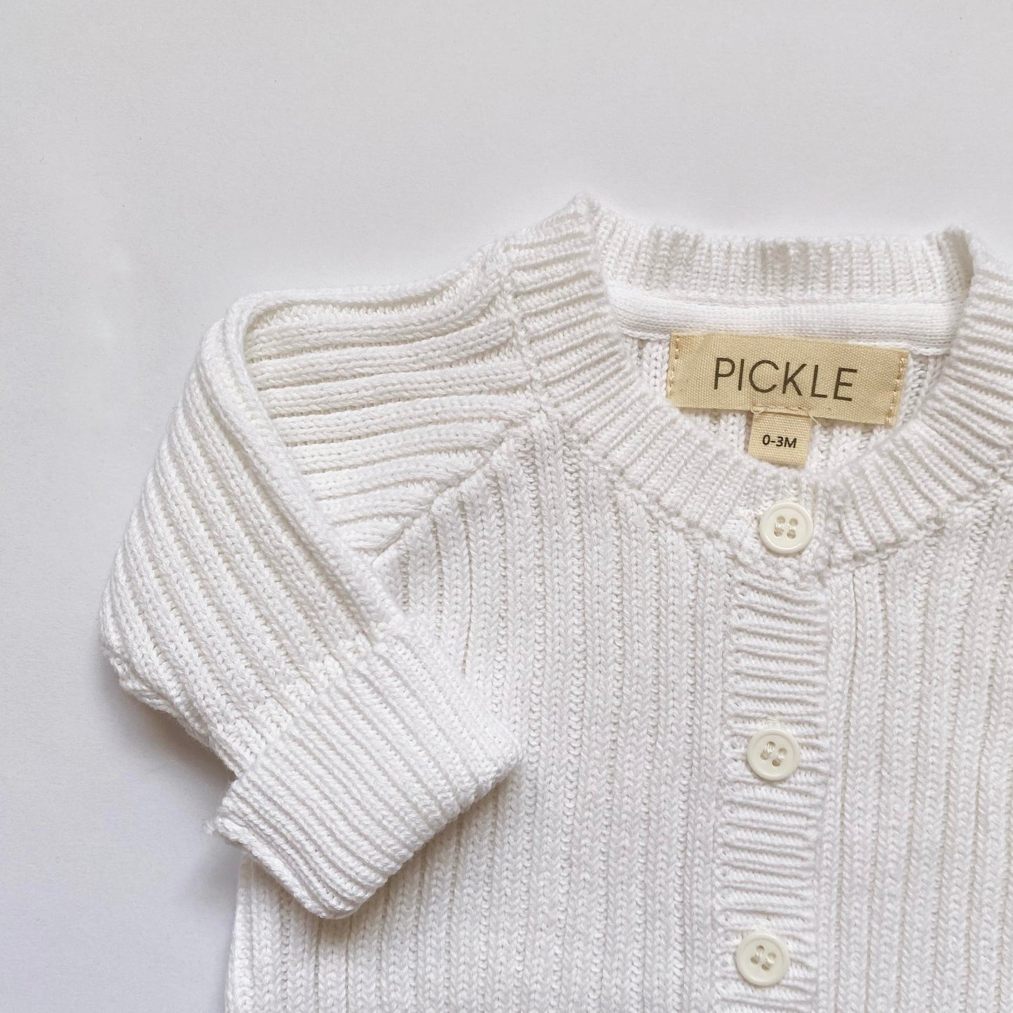 White Organic Cotton Romper