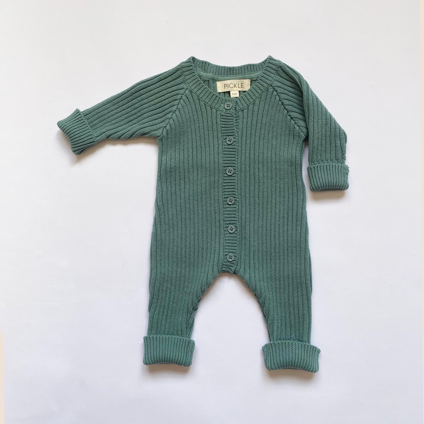 Organic Cotton Knitted Rib Romper