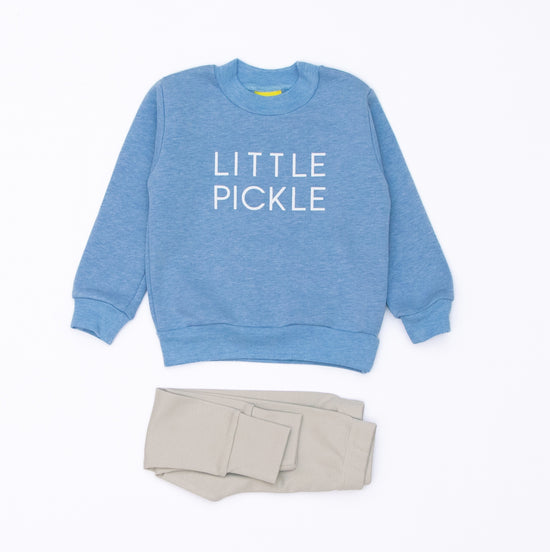 Little Pickle Blue Sweatshirt