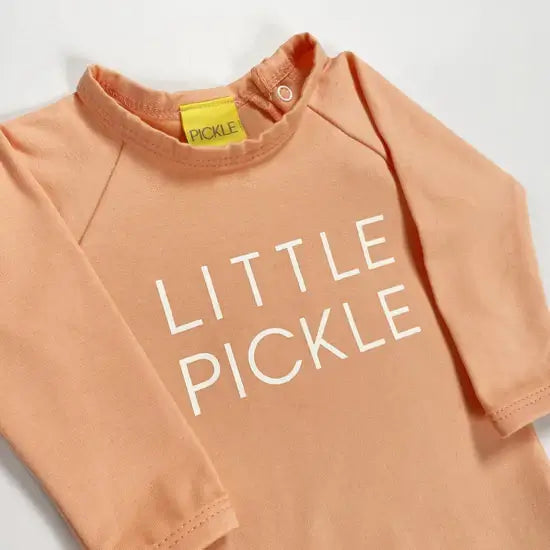 Little Pickle Peach Romper - Pickle.co.uk