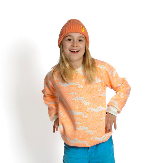Kids Neon Wave Sweatshirt