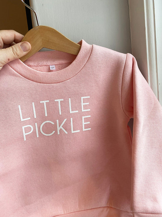 Little Pickle Baby Pink Sweatshirt