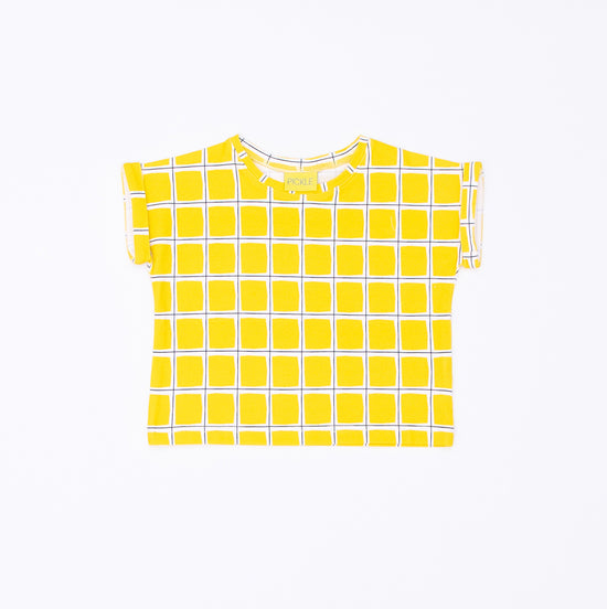 Yellow Check Unisex T-shirt